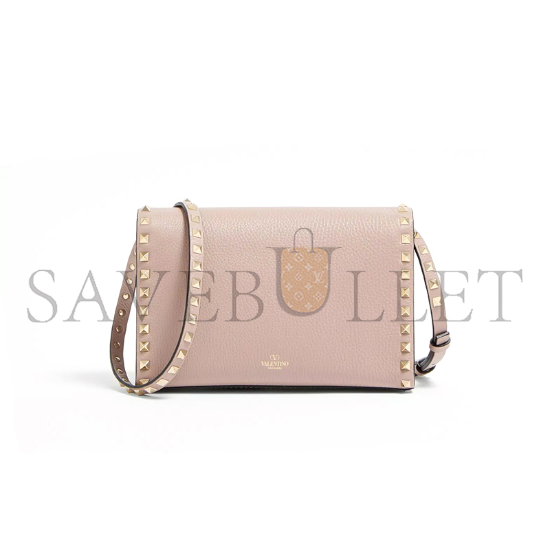 VALENTINO GARAVANI SMALL ROCKSTUD GRAINY CALFSKIN CROSSBODY BAG 7W2B0181VSF_P45 (22.5*15*6cm)